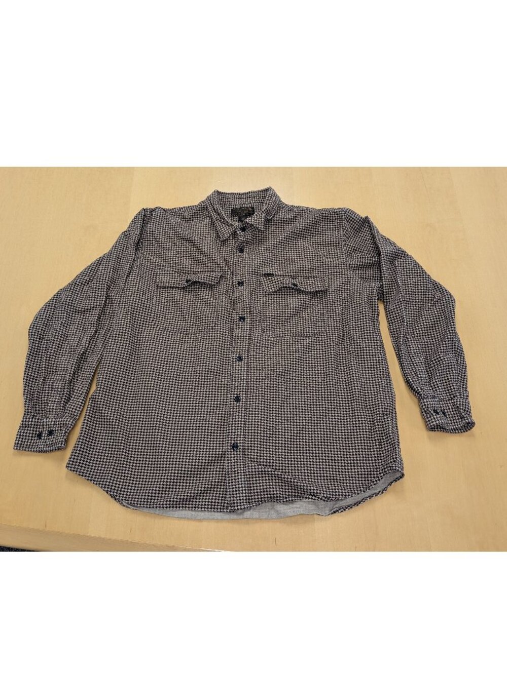 Filson Field Flannel Shirt - Tan Dogstooth - XXL